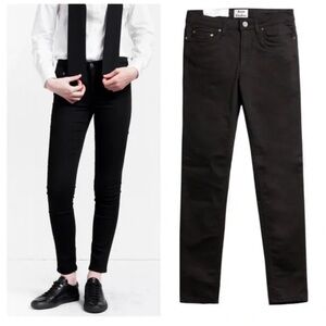 Acne studios skin 5 lacey black‎ jeans